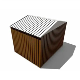 Caseta jardín metálica 4.72 m2 Cambridge marrón