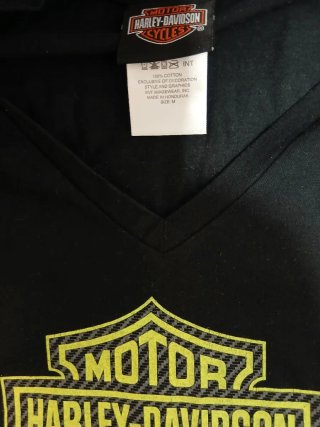 Camiseta Harley-Davidson Negra