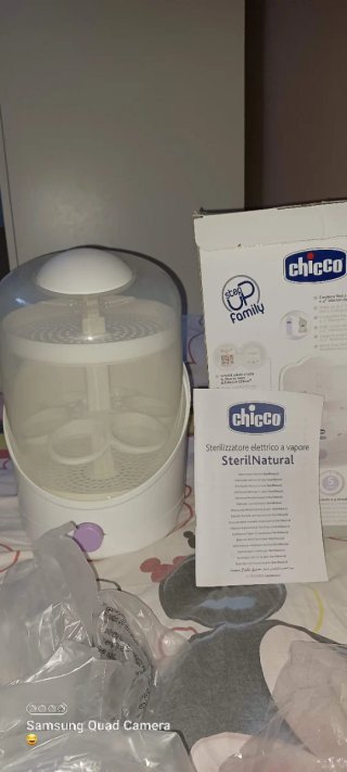 Esterilizador Chicco 5 biberones eléctrico