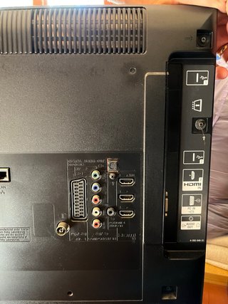 Televisor Sony Bravia Negro/Marrón