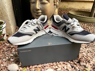 Zapatillas New Balance 997H Gris/Rojo Nuevas