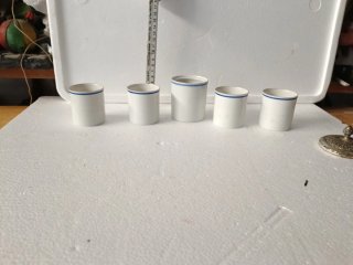 Servizio caffè vintage 4 tazze e zuccheriera