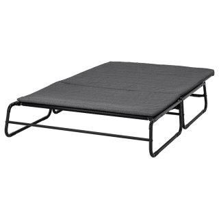 Sofá Cama Ikea HAMMARN Negro/Gris.