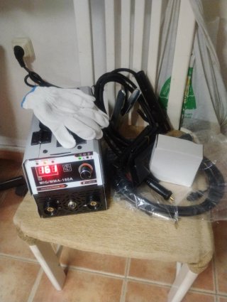 Soldador Hilo y Electrodo MIG/MMA-160A