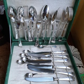 Servizio posate vintage argento