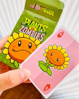 Carte da gioco Plants vs Zombies Poker Playing