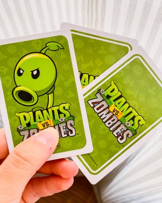 Carte da gioco Plants vs Zombies Poker Playing
