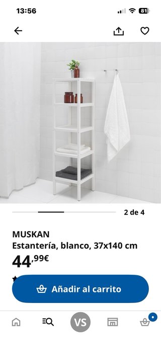Estantería Ikea Muskan madera