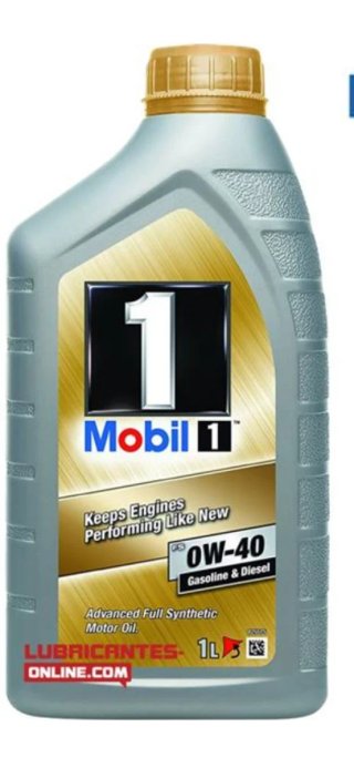 Aceite Mobil 1 0W-40 FS 6 litros en formato litro