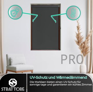 Toldo vertical extensible enrollable -