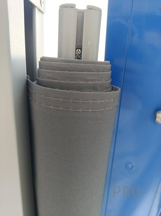Toldo vertical extensible enrollable -