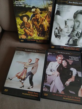 Lote 6 DVD Obras Maestras del Cine