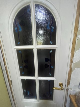 Puerta Uniarte Blanca con Cristal