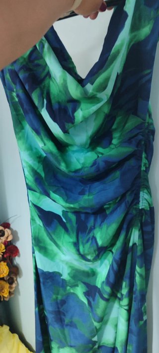 Vestido largo estampado sin estrenar