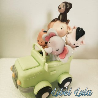Topper Animalitos Jungla Porcelana Fría