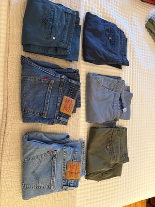 Pack 6 pantalones levis y Chinos