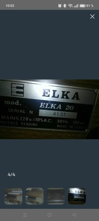 Órgano Eléctrico Elka