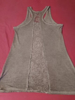 Casacca Smanicata Grigia con Cintura