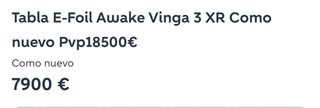 Tabla E-Foil Awake Vinga 3XR