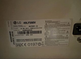 Smart TV LG 49 Negra