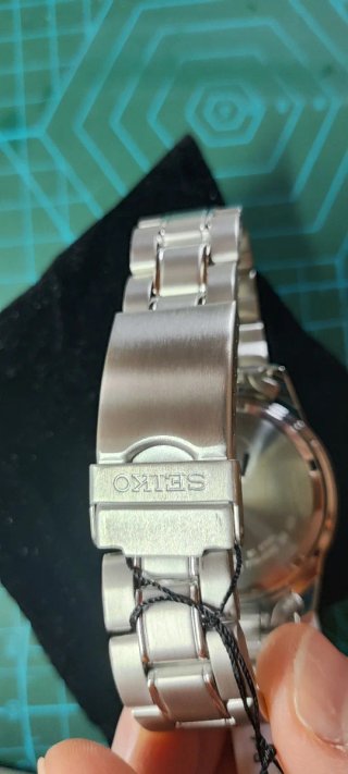 Seiko Cronógrafo Plata y Blanco