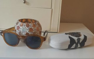 Occhiali da sole SunPlanet marroni e grigi
