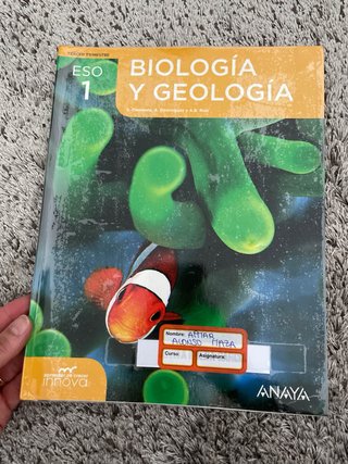 Biología y geología, ESO 1 y ESO3