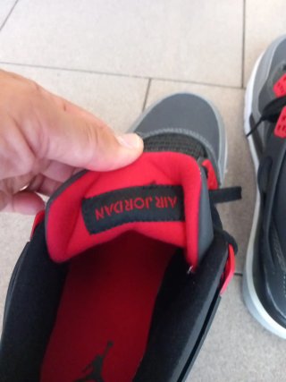 Scarpe Jordan Grigie Rosse Tg 41