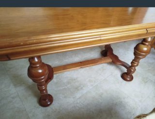 Mesa extensible de madera maciza