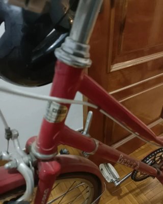 Bicicleta paseo clásica Geacé roja