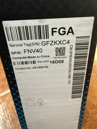 Alienware Aurora 16 Ultra 7 RTX 5060 PRECINTADO