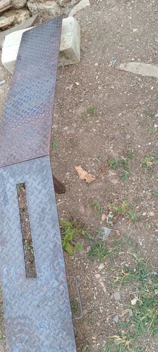 Rampa metálica para motos