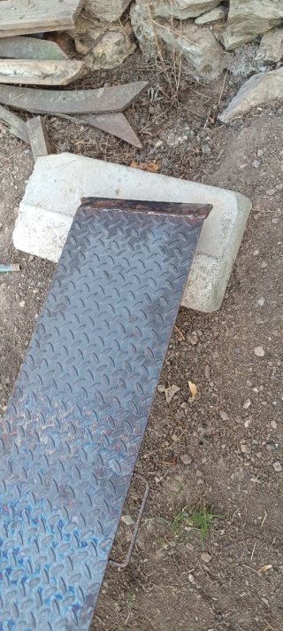 Rampa metálica para motos