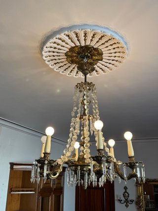Lámpara de salón grande estilo clásico