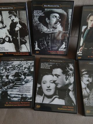 6 DVD Obras Maestras del Cine