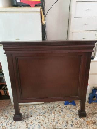 2Cabeceros de madera para cama de 90