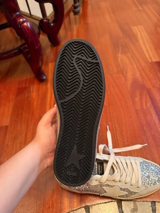 Golden Goose Ballstar Beige/Argento