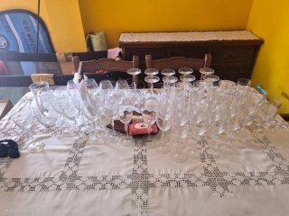 Cristalería de vidrio para eventos