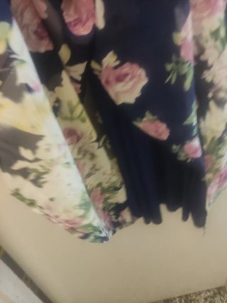 Vestido largo floral talla L