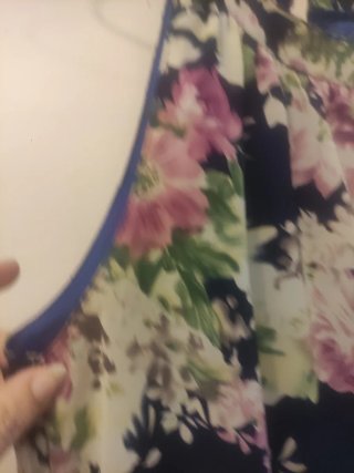 Vestido largo floral talla L