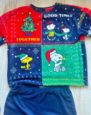 Pijama Navideño Snoopy y Charlie Brown
