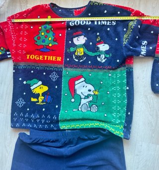Pijama Navideño Snoopy y Charlie Brown