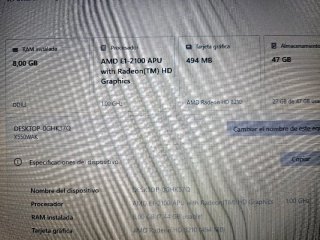 Portátil Asus R552w SSD 8GB RAM