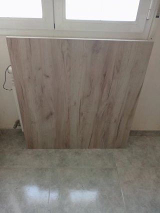 Espejo de madera y cristal