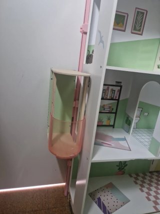 Casita de muñecas estilo Barbie, oferta solo hoy.