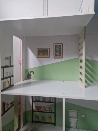 Casita de muñecas estilo Barbie, oferta solo hoy.