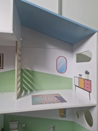 Casita de muñecas estilo Barbie, oferta solo hoy.