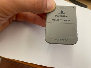 Memory Card Sony Playstation 1 Ps1 Originale Grigi