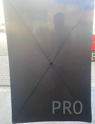 Sombrilla balcón  180x120cm negra Rethink