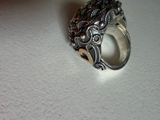 Anillo Plata con Piedra Verde